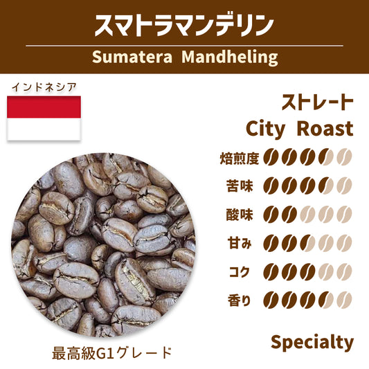 スマトラマンデリン (Sumatera Mandheling)